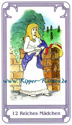 Reiches Madchen eskarte Salish Kipperkarten Mit Deutung